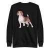 unisex-premium-sweatshirt-black-front-6a9fd0345c1f8.jpg Beagle Dog Sweatshirt