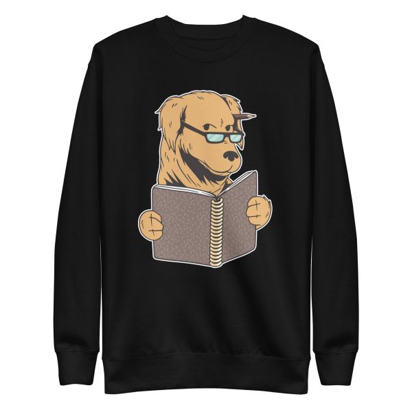 Studying Dog Sweatshirt
