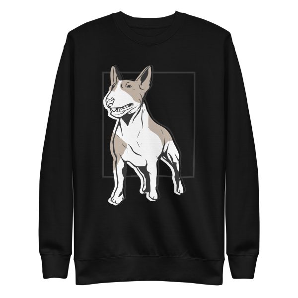 unisex-premium-sweatshirt-black-front-6a9fd81b3bbd5.jpg Bull Terrier Sweatshirt
