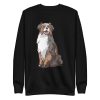unisex-premium-sweatshirt-black-front-6aa186a9a3875.jpg Australian Shepherd Dog Sweatshirt