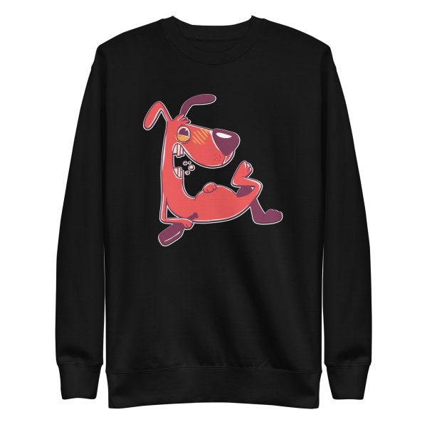 unisex-premium-sweatshirt-black-front-6aa1876fca96a.jpg Drunk Dog Sweatshirt