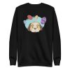 unisex-premium-sweatshirt-black-front-6aa18ad25aded.jpg Easter Dog Sweatshirt
