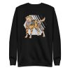 unisex-premium-sweatshirt-black-front-6aa18b676bbff.jpg Cyborg Dog Sweatshirt