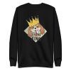 unisex-premium-sweatshirt-black-front-6aa1ca2c6b652.jpg King Dog Sweatshirt