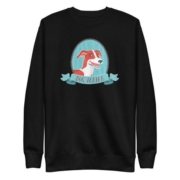 unisex-premium-sweatshirt-black-front-6aa1ca9f20a36.jpg Dog Mama Sweatshirt