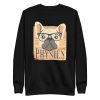 unisex-premium-sweatshirt-black-front-6aa1cbad85fde.jpg Physics Nerdy Dog Sweatshirt