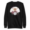 unisex-premium-sweatshirt-black-front-6aa1cc04e76a0.jpg Drummer Dog Sweatshirt