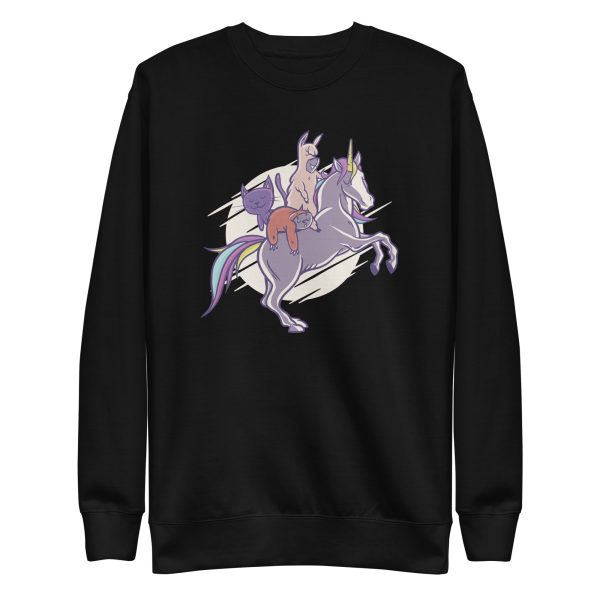 unisex-premium-sweatshirt-black-front-6aa1cc2cb543f.jpg Cute Animals Sweatshirt