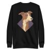 unisex-premium-sweatshirt-black-front-6aa1cd2da4045.jpg Whippet Dog Sweatshirt