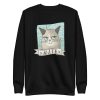 unisex-premium-sweatshirt-black-front-6aa3c35548840.jpg Cat and Camera Sweatshirt
