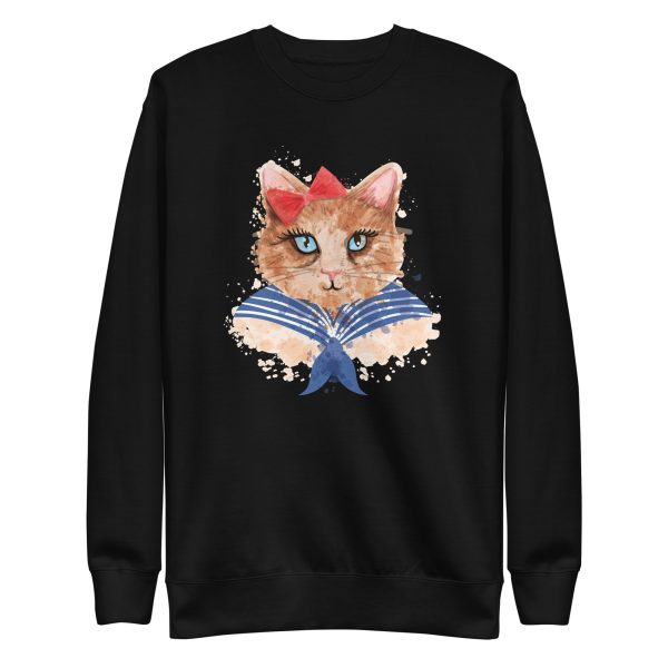 Watercolor Cat Sweatshirt