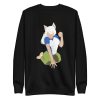 unisex-premium-sweatshirt-black-front-6aa46163d5eeb.jpg Cat Girl Sweatshirt