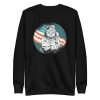 unisex-premium-sweatshirt-black-front-6aa4621fa8707.jpg Pilot Cat Sweatshirt