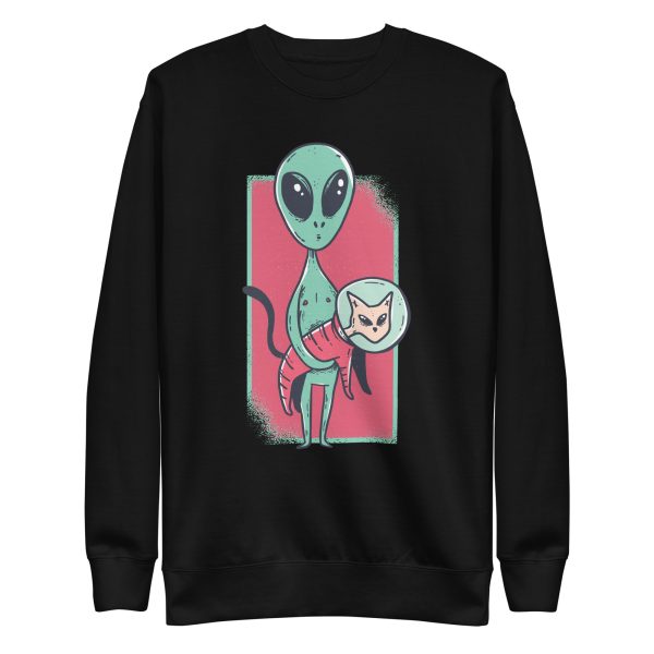 Space Alien Cute Cat Sweatshirt