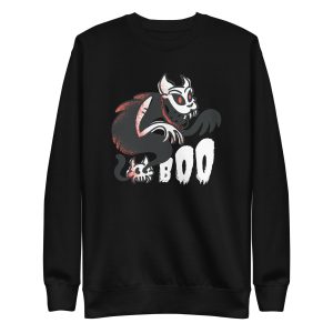Boo Ghost Cat Sweatshirt