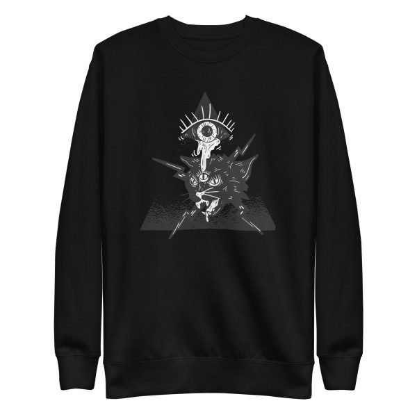 Halloween Alien Cat Sweatshirt