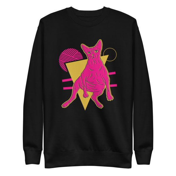 Neon Sphynx Cat Sweatshirt