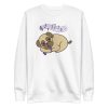 unisex-premium-sweatshirt-white-front-6a9d778e8f975.jpg Sleepy Pug Sweatshirt