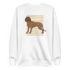 unisex-premium-sweatshirt-white-front-6a9f86717614f.jpg Bavarian Mountain Dog Sweatshirt