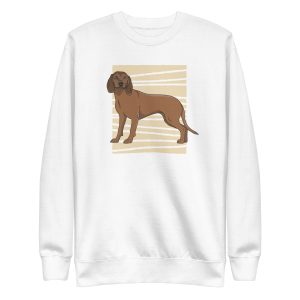 unisex-premium-sweatshirt-white-front-6a9f86717614f.jpg Bavarian Mountain Dog Sweatshirt