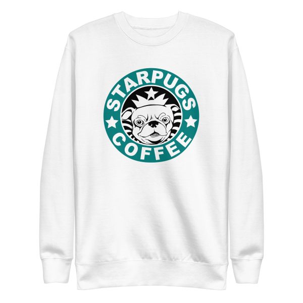 unisex-premium-sweatshirt-white-front-6a9f86f0eb0a8.jpg Starpugs Sweatshirt