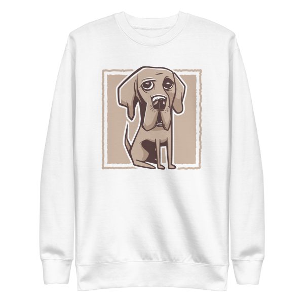 unisex-premium-sweatshirt-white-front-6a9f876befece.jpg Great Dane Sweatshirt
