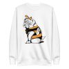 unisex-premium-sweatshirt-white-front-6a9f97bb94607.jpg Bee Pug Dog Sweatshirt