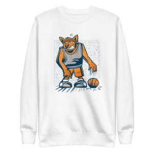 unisex-premium-sweatshirt-white-front-6a9fd21493efc.jpg Basketball Dog Sweatshirt