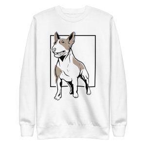 unisex-premium-sweatshirt-white-front-6a9fd81b3a6dd.jpg Bull Terrier Sweatshirt