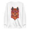 unisex-premium-sweatshirt-white-front-6aa1874917fb5.jpg German Shepherd Glasses Sweatshirt