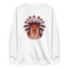 unisex-premium-sweatshirt-white-front-6aa18b441b142.jpg German Shepherd Native Sweatshirt