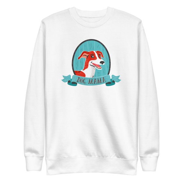 unisex-premium-sweatshirt-white-front-6aa1ca9f1eddd.jpg Dog Mama Sweatshirt