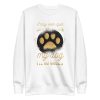 unisex-premium-sweatshirt-white-front-6aa1cbdbea7a3.jpg Mess With Dog Sweatshirt