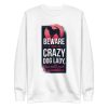 unisex-premium-sweatshirt-white-front-6aa1ccd2c356a.jpg Crazy Dog Lady Sweatshirt