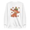 unisex-premium-sweatshirt-white-front-6aa1cde071202.jpg Fall Dog Sweatshirt