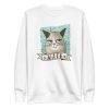 unisex-premium-sweatshirt-white-front-6aa3c3554651b.jpg Cat and Camera Sweatshirt
