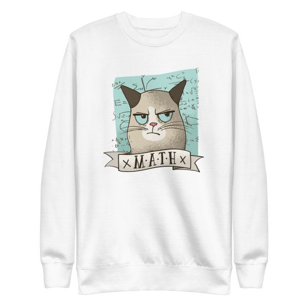 unisex-premium-sweatshirt-white-front-6aa3c3554651b.jpg Cat and Camera Sweatshirt