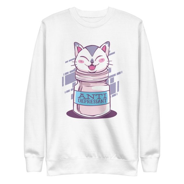 Anti-Depressive Cat Sweatshirt