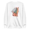 unisex-premium-sweatshirt-white-front-6aa45f590ce5e.jpg Alien Cat Costume Sweatshirt