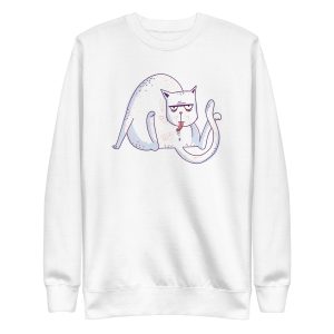 Licking Cat Sweatshirt