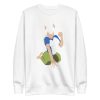 unisex-premium-sweatshirt-white-front-6aa46163d77b3.jpg Cat Girl Sweatshirt