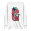 Space Alien Cute Cat Sweatshirt