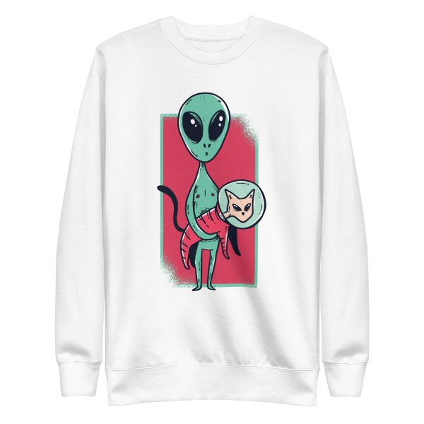 Space Alien Cute Cat Sweatshirt