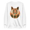 unisex-premium-sweatshirt-white-front-6aa464055df5a.jpg Alien Cat Sweatshirt