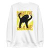 unisex-premium-sweatshirt-white-front-6aa4642ecd807.jpg Cat Creature Sweatshirt