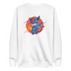 unisex-premium-sweatshirt-white-front-6aa4656881339.jpg Cyborg Cat Sweatshirt