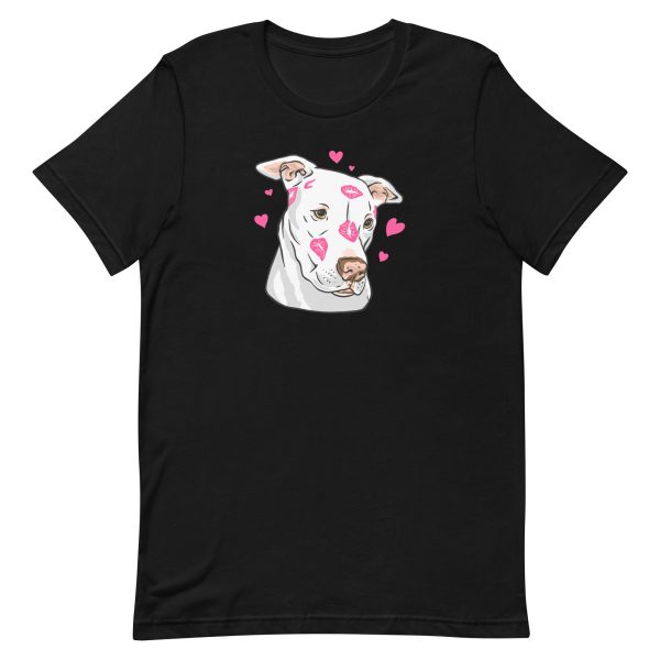 unisex-staple-t-shirt-black-front-6a9d738d53f2e.jpg Cute Pitbull T-Shirt