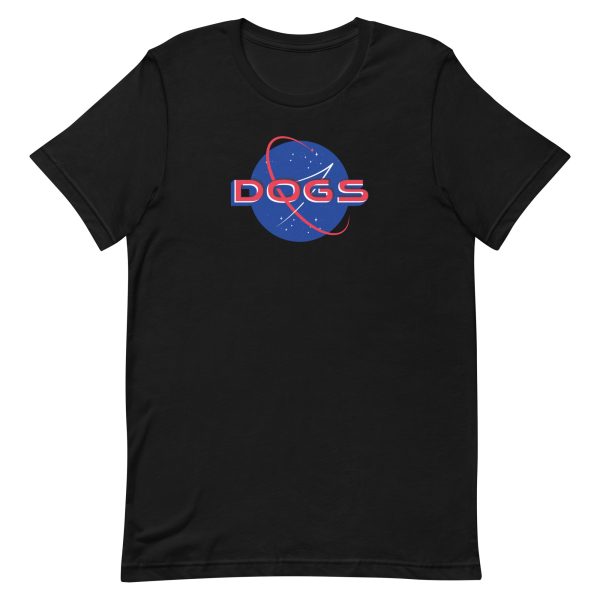 unisex-staple-t-shirt-black-front-6a9f8a069a3a4.jpg Space Dogs T-Shirt