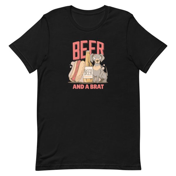 unisex-staple-t-shirt-black-front-6a9f8e9e886b8.jpg Beer Dog T-Shirt