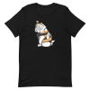 unisex-staple-t-shirt-black-front-6a9f97bb782d0.jpg Bee Pug Dog T-Shirt